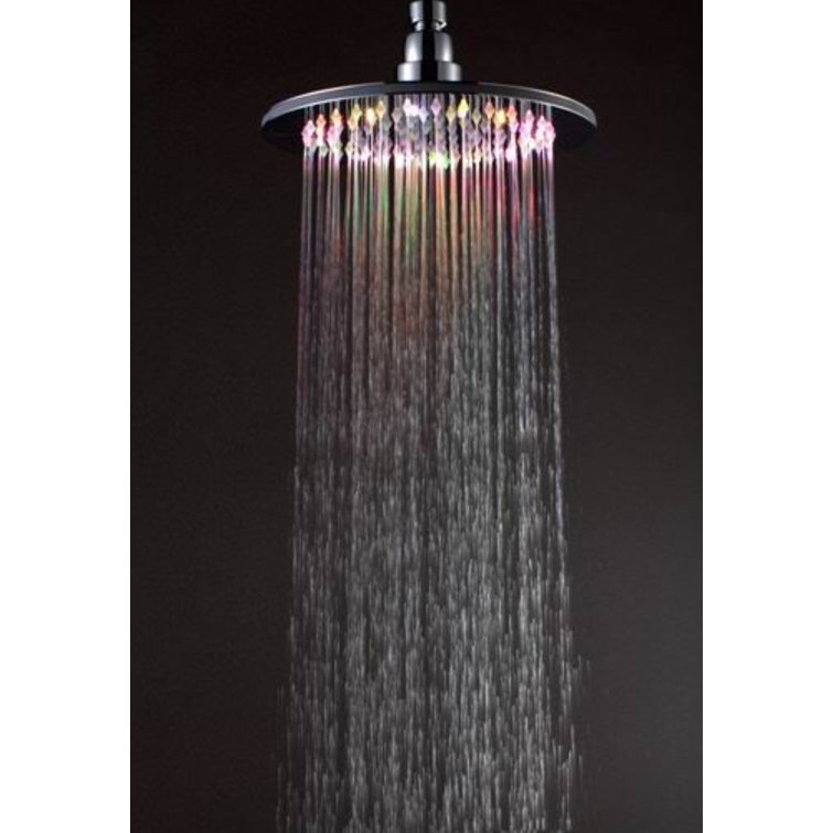 Juno Showers Rain Fixed Shower Head 2 5 Gpm Gpm Wayfair